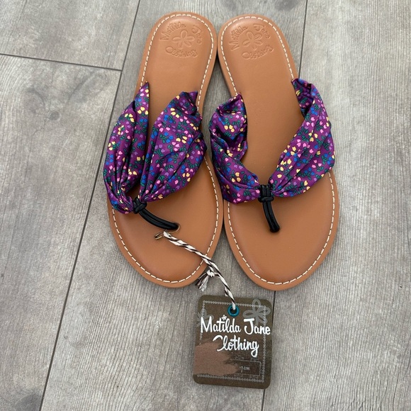 New Matilda Jane Women’s Sandals ‘Toes In the sand’ Flip Flops size 7 - Picture 8 of 12